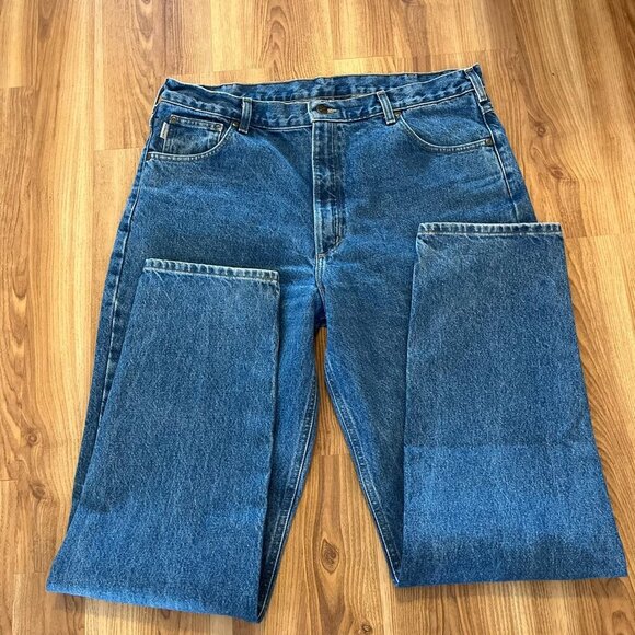 Carhartt Men's Classic Blue Relaxed Fit Jeans Sz 40 x 36 - Picture 1 of 5